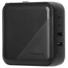 CARGADOR PORTATIL TARGUS 100 W GAN CHARGER MULTI PORT WITH TRAVEL ADAPTERS