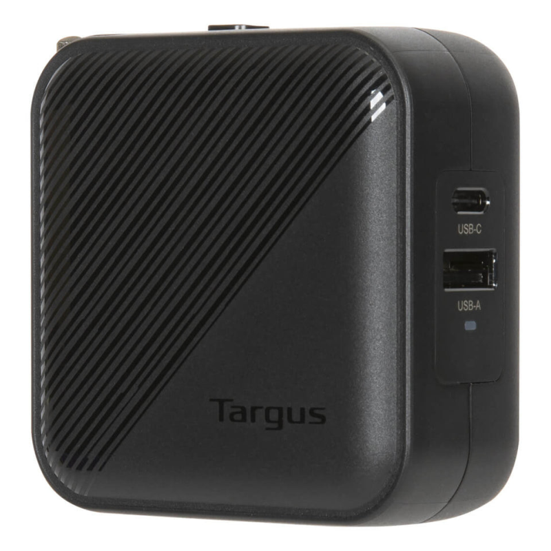 CARGADOR PORTATIL TARGUS 65 W GAN CHARGER MULTI PORT WITH TRAVEL ADAPTERS