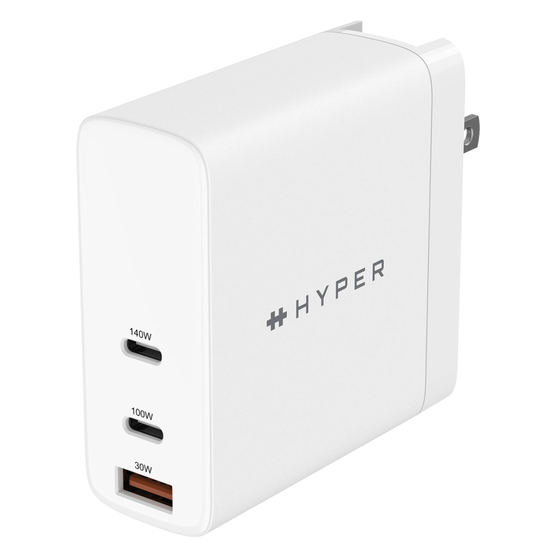 CARGADOR ADAPTADOR HYPER HYPERJUICE 140 W GAN CHARGER GLOBAL MULTI PORT