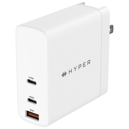 CARGADOR ADAPTADOR HYPER HYPERJUICE 140 W GAN CHARGER GLOBAL MULTI PORT
