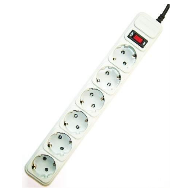 REGLETA GEMBIRD 6 ENCHUFES PROTECTOR CONTRA SOBRETENSIONES 10 PIES