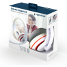 AURICULARES GEMBIRD MHS 03 WTRD BLANCO ROJO MICROFONO ALAMBRICO 35MM