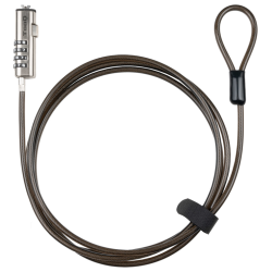 CABLE SEGURIDAD TOOQ NANO 25X6MM COMBINACION PORTATIL