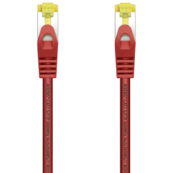 CABLE RED AISENS LATIGUILLO RJ45 LSZH CAT7 SFTP PIMF 25CM ROJO