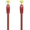 CABLE RED AISENS LATIGUILLO RJ45 LSZH CAT7 SFTP PIMF 25CM ROJO