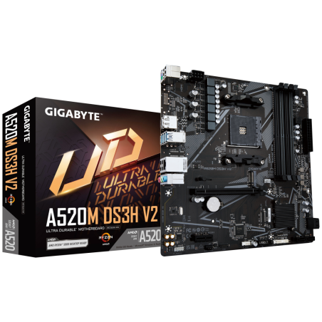 PLACA BASE GIGABYTE A520M DS3H V2 AM4 MATX 4XDDR4