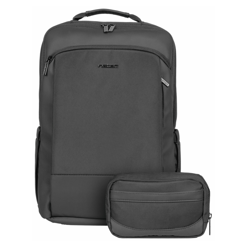 MOCHILA NATEC KUDU PLUS PARA PORTATIL HASTA 156 NEGRA CON ORGANIZADOR 16 LTRS