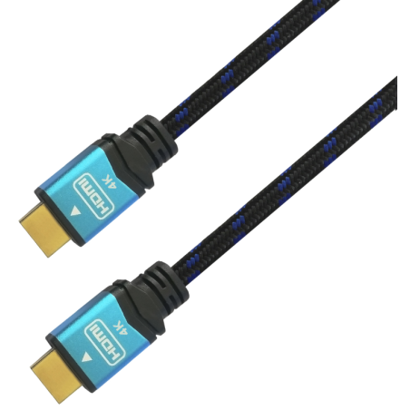 CABLE HDMI AISENS V20 PREMIUM 4K60HZ 18GBPS A M A M 10M NEGRO AZUL