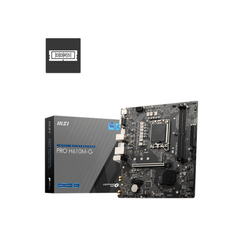 PLACA BASE MSI PRO H610M G 1700 MATX 2XDDR5