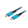 CABLE USB C 40 LANBERG MACHO MACHO 15M 240W 8K 60HZ NEGRO AZUL