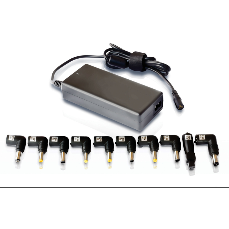 CARGADOR DE PORTATIL LEOTEC HOME 90W AUTOMATICO 12 CONECTORES 15 20V