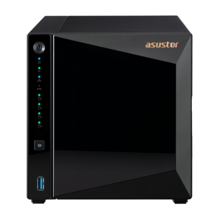 NAS ASUSTOR TOWER 4 BAY QUAD CORE 14GHZ 2GB DDR4 25GBE X1 USB32