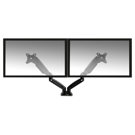 SOPORTE MONITOR EWENT FLEXIBLE 2 MONITOR PLANO 9KG 17 34 VESA 75x75 o 100x100