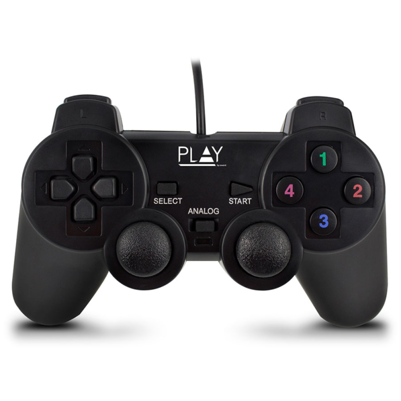 GAMEPAD EWENT PC CONSOLA CABLE USB 15m