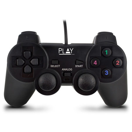 GAMEPAD EWENT PC CONSOLA CABLE USB 15m