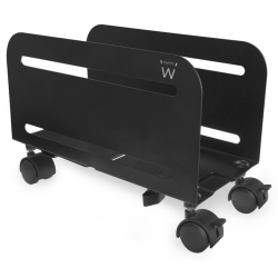 SOPORTE ORDENADOR EWENT CAJON AJUSTABLE CON RUEDAS METAL