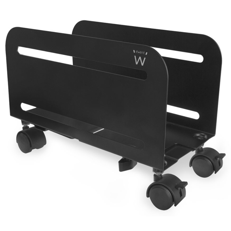 SOPORTE ORDENADOR EWENT CAJON AJUSTABLE CON RUEDAS METAL