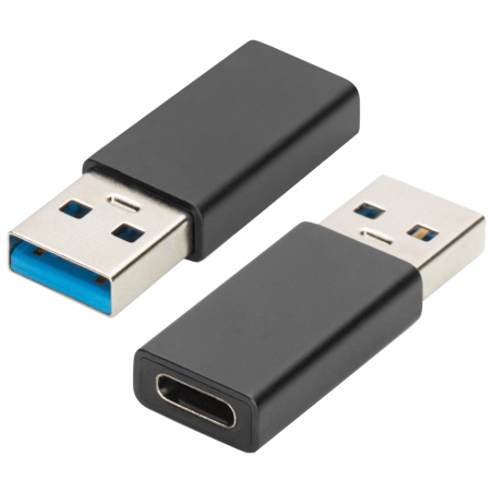 ADAPTADOR EWENT USB 32 GEN 1 TIPO A M USB C F CUERPO DE ALUMINIO