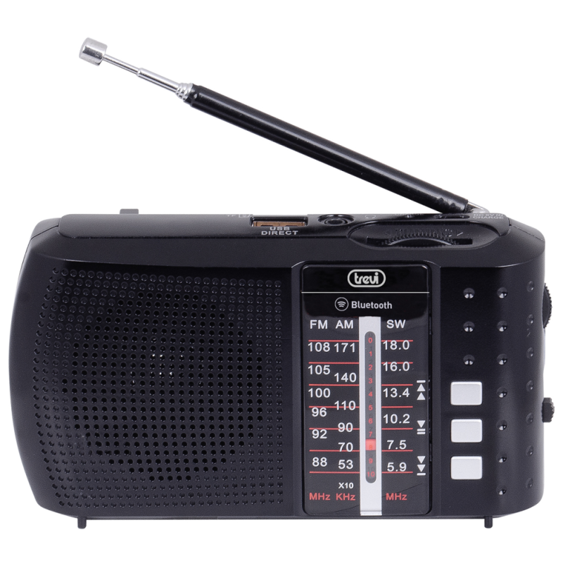 RADIO PORTATIL TREVI MULTIBANDA BLUETOOTH USB MICRO SD RA 7F20 BT NEGRO