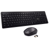 COMBO TECLADO RATON EWENT ESPANOL TECLAS CONCAVAS RF INALMABRICO NEGRO