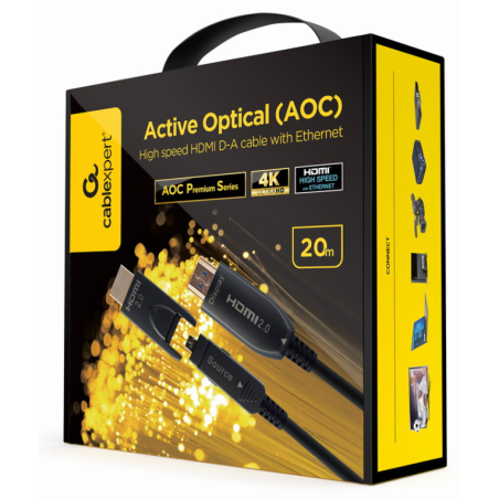 CABLE HDMI GEMBIRD D A ALTA VELOCIDAD ETHERNET AOC ARMORED SERIES 30M