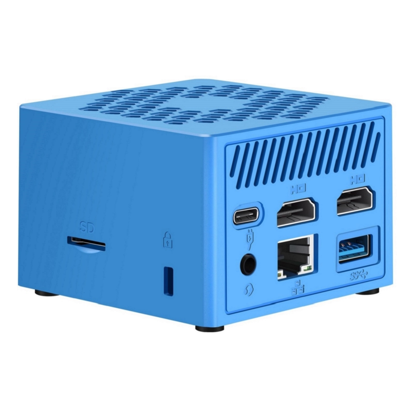 MINI PC LEOTEC INTEL N100 8GB 128GB M2 WIN11 PRO PRE INSTAL AZUL
