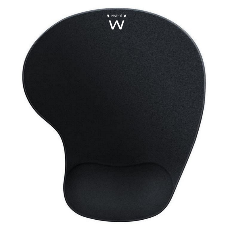 ALFOMBRILLA EWENT ERGONOMICA REPOSAMUNECAS GEL 240X21X212MM NEGRA