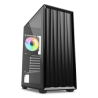 CAJA GAMING SHARKOON VK3 RGB ATX NEGRO 2XUSB 1XTRRS SN FUENTE