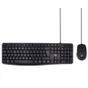 COMBO TECLADO RATON EWENT ESPANOL ESCRITURA SILENCIOSA USB NEGRO