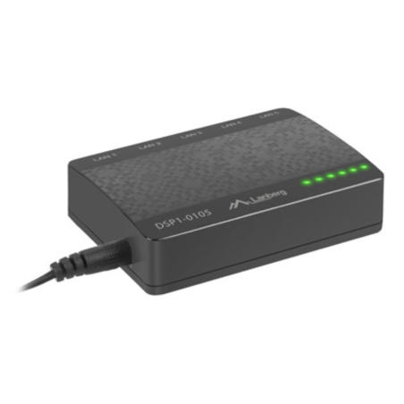 SWITCH LANBERG 5 PUERTOS 100 MBPS