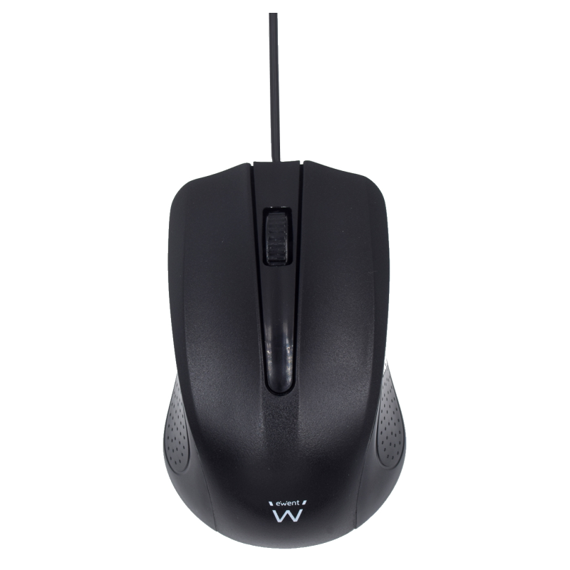 RATON USB EWENT OPTICO 1000DPI NEGRO