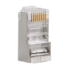 CONECTOR LANBERG CAT6 FTP 8P8C PASS THROUGH TYPE PACK 100 UDS