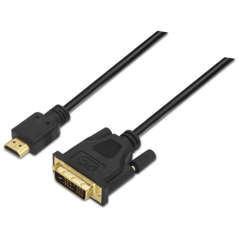 CABLE AISENS DVI A HDMI DVI18 1 M HDMI A M NEGRO 18M