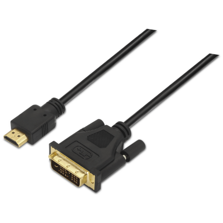 CABLE AISENS DVI A HDMI DVI18 1 M HDMI A M NEGRO 18M