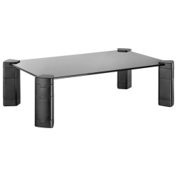 SOPORTE MONITOR AISENS SOPORTE ELEVADOR CRISTAL MONITOR PORTATIL NEGRO