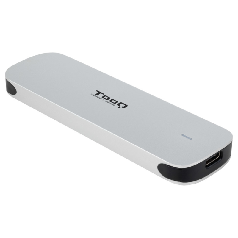CAJA EXTERNA TOOQ M2 NGFF USB31 GEN1 ALUMINIO PLATA