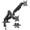 SOPORTE AISENS MESA ECO CONTRAPESO MONITOR 9KG 3 PIV 2 BRAZOS 17 32