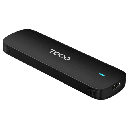 CAJA EXTERNA TOOQ M2 NVMe USB31 GEN2 ALUMINIO NEGRA