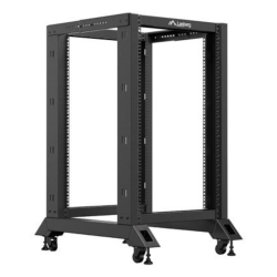 ARMARIO LANBERG ABIERTO RACK 19 18U 600X800 NEGRO