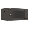 ARMARIO LANBERG MURAL RACK 19 4U 540X350 FLAT PACK NEGRO PUERTA CRISTAL