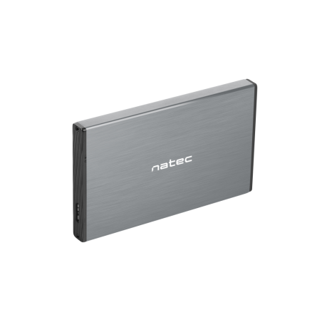 CAJA EXTERNA NATEC RHINO GO DISCO DURO 25 USB 30 SATA GRIS