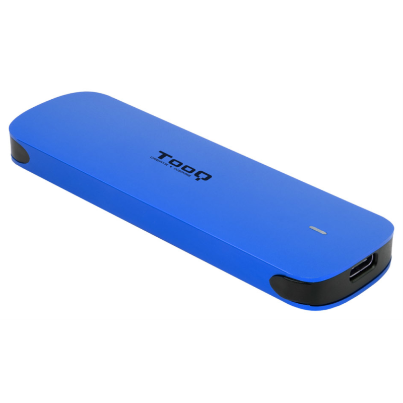 CAJA EXTERNA TOOQ M2 NVMe USB31 GEN2 ALUMINIO AZUL
