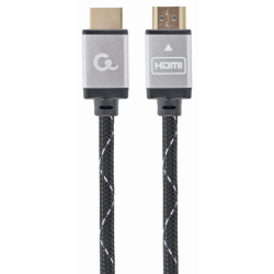 CABLE TRENZADO HDMI 20 4K 60HZ GEMBIRD SELECT PLUS SERIES CON ETHERNET 3M NEGRO