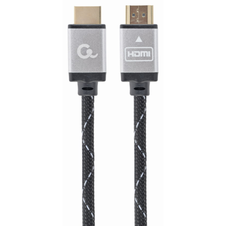 CABLE TRENZADO HDMI 20 4K 60HZ GEMBIRD SELECT PLUS SERIES CON ETHERNET 3M NEGRO