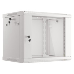 ARMARIO LANBERG MURAL 9U 600X450 RACK 19 FLAT PACK V2 PUERTA CRISTAL GRIS