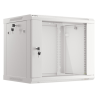 ARMARIO LANBERG MURAL 9U 600X450 RACK 19 FLAT PACK V2 PUERTA CRISTAL GRIS