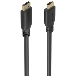 CABLE CONVERSOR AISENS DISPLAYPORT M A HDMI M 4K60HZ NEGRO 50M