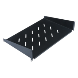 ESTANTE FIJO WP 1U PROFUNDIDAD 300 MM NEGRO RAL9005 2 PUNTOS DE ANCLAJE