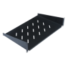 ESTANTE FIJO WP 1U PROFUNDIDAD 300 MM NEGRO RAL9005 2 PUNTOS DE ANCLAJE