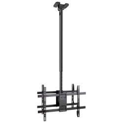 SOPORTE TECHO TOOQ 2 PANTALLAS 43 86 XL NEGRO